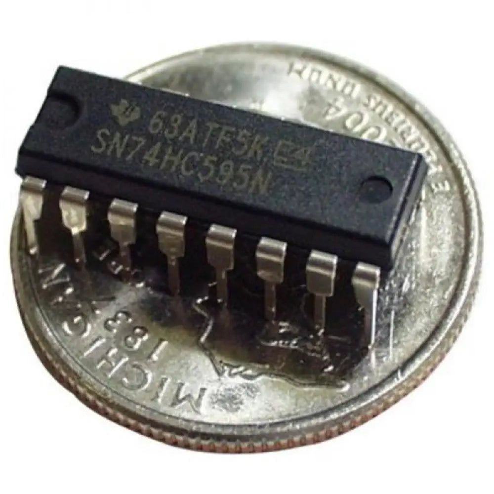 シフトレジスタ8ビット - 74HC595 - RobotShop