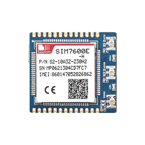 Waveshare SIM7600E-H 4G通信モジュール (4G / 3G / 2G GNSS FPC アンテナ付き)