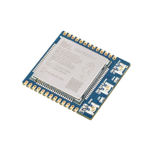 SIM7600G-H 4G通信モジュール、4G/3G/2G、GNSS測位（FPCアンテナ付属）