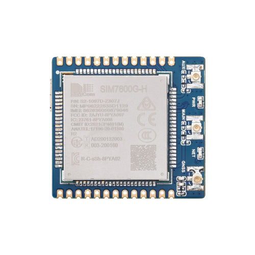 SIM7600G-H 4G通信モジュール、4G/3G/2G、GNSS測位（FPCアンテナ付属）