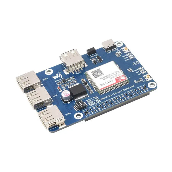 Waveshare SIM7670G グローバルマルチバンドLTE 4G Cat-1 / GNSS HAT