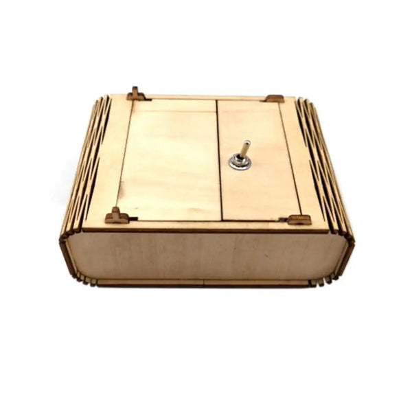 シンプルユーズレスボックス - 電子木製開閉ボックス - RobotShop