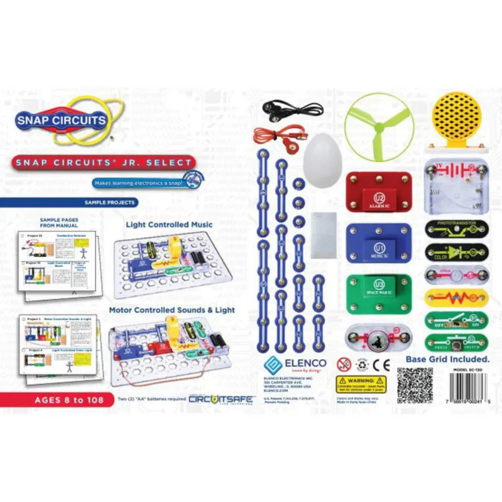 Snap Circuits Jr. Select 130以上のプロジェクトが作れるキット