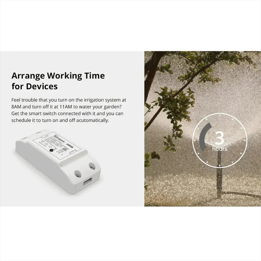 SONOFF BASICR2 WiFi ワイヤレススマートスイッチ - RobotShop