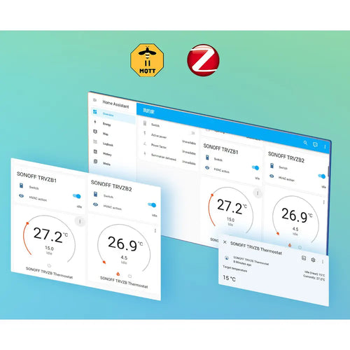 SONOFF Zigbee 3.0 スマートサーモスタティックラジエータバルブ TRVZB