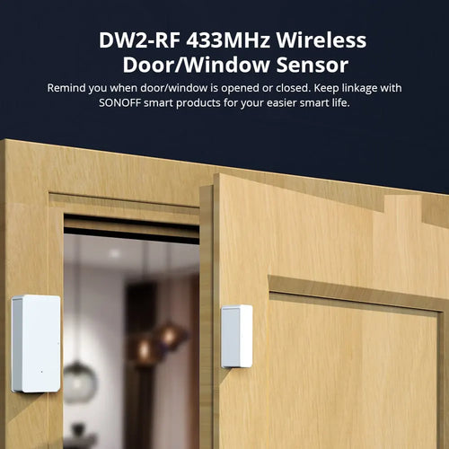 SONOFF DW2-RF – 433MHz RFワイヤレスドア/窓センサ