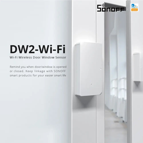 SONOFF DW2-Wi-Fi – ワイヤレスドア/窓センサ (1個)