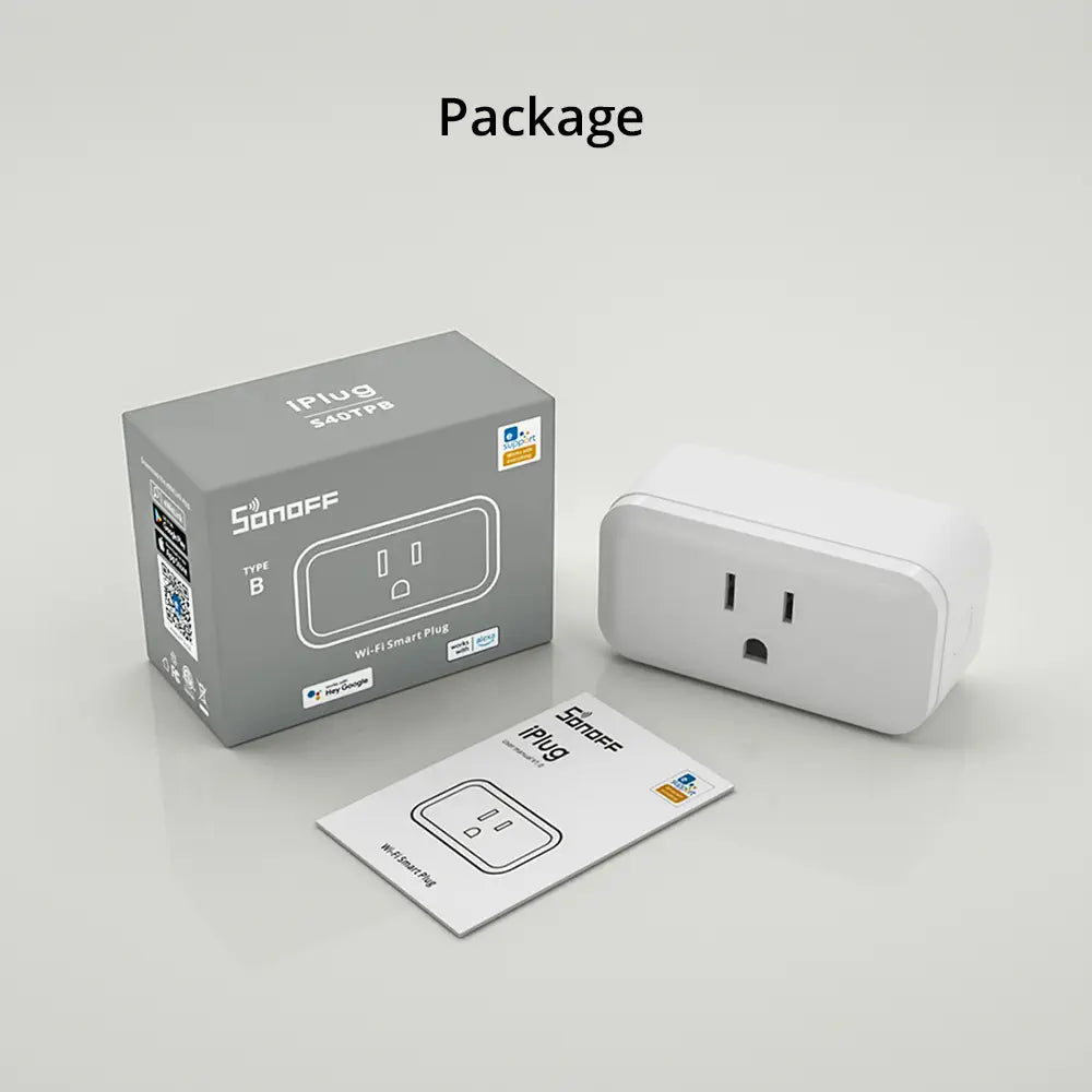 SONOFF iPlug Series Wi-Fi Smart Plug (S40 Lite - Type A) - RobotShop