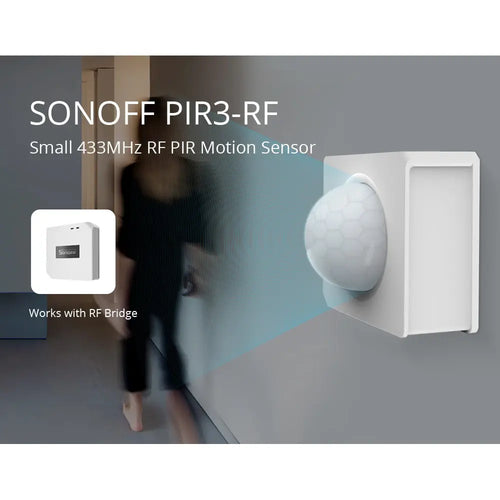 SONOFF PIR3-RF – 433MHZ RF PIR モーションセンサ