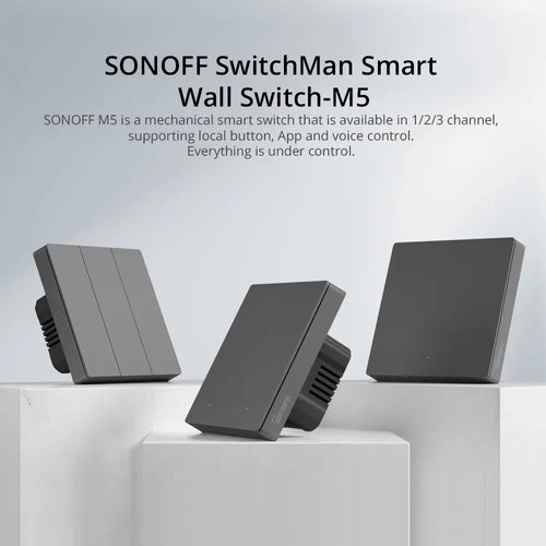 SONOFF SwitchMan 壁スマートスイッチ - M5 (2ギャング - タイプ86)