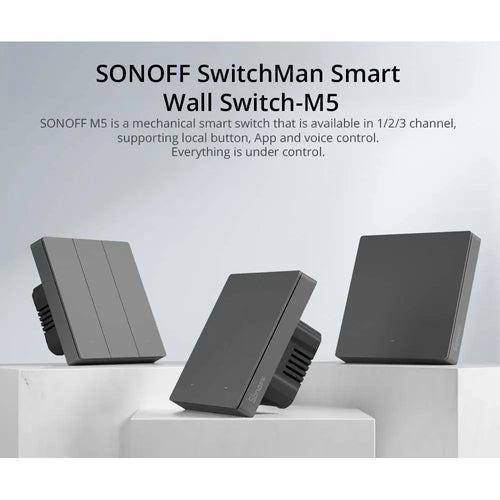 SONOFF SwitchMan 壁スマートスイッチ (M5-2C-86W)