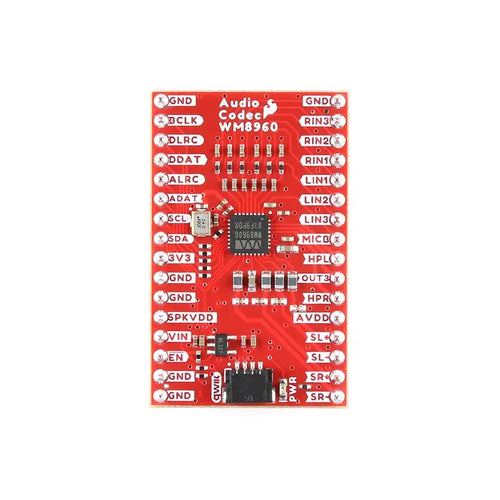 SparkFun オーディオコーデックブレイクアウト - WM8960ヘッダー付き (Qwiic)