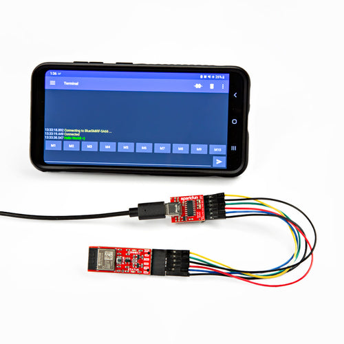 SparkFun BlueSMiRF V2 - ヘッダー付き Bluetooth シリアル UART リンク (3.3V-5V)