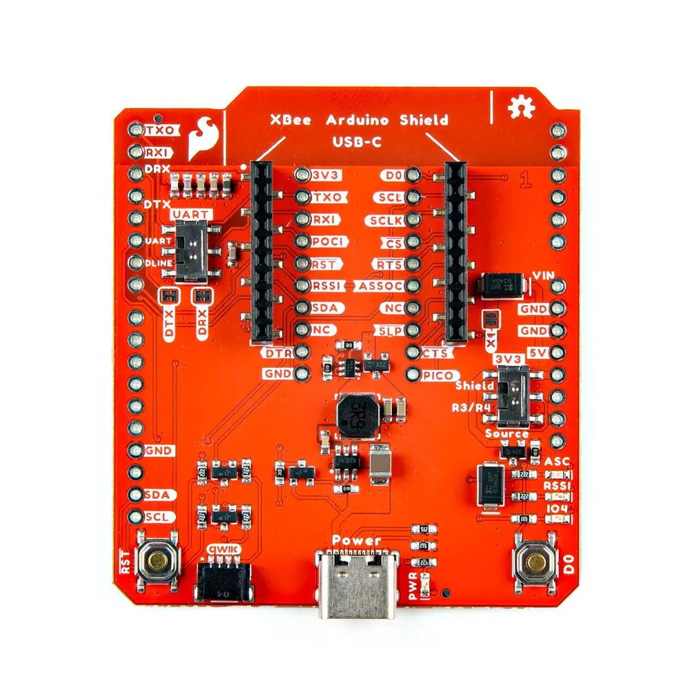 SparkFun Digi XBee Arduinoシールド、USB-C (Qwiic)