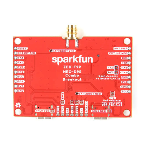 SparkFun GNSSコンボ ブレイクアウト - ZED-F9P、NEO-D9S (Qwiic)