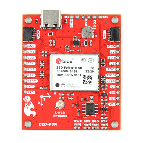 SparkFun GPS-RTK 推測航法ブレイクアウト - ZED-F9R (Qwiic)