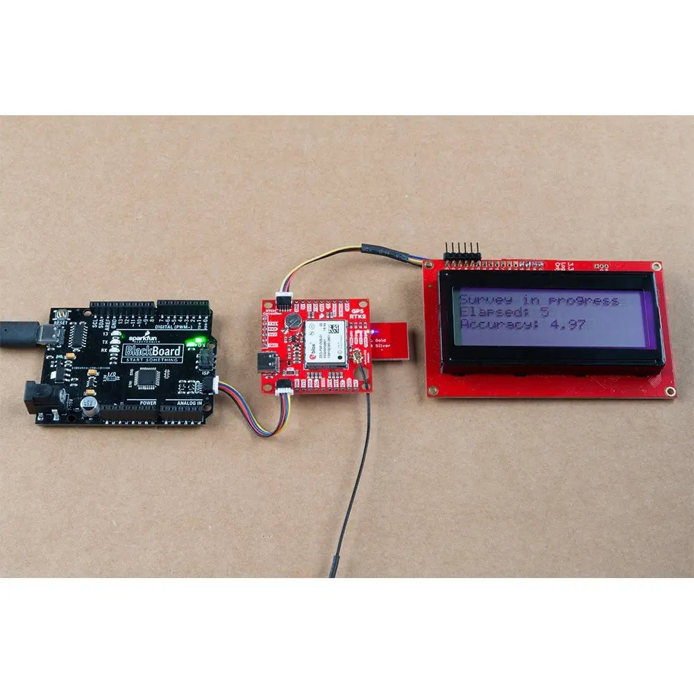 SparkFun GPS-RTK2ボード - ZED-F9P (Qwiic)