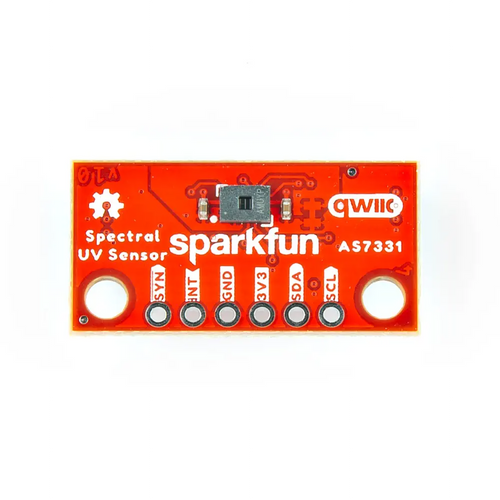 SparkFun 小型 UVスペクトルセンサ AS7331 (Qwiic コネクト搭載、UVA、UVB、UVC)