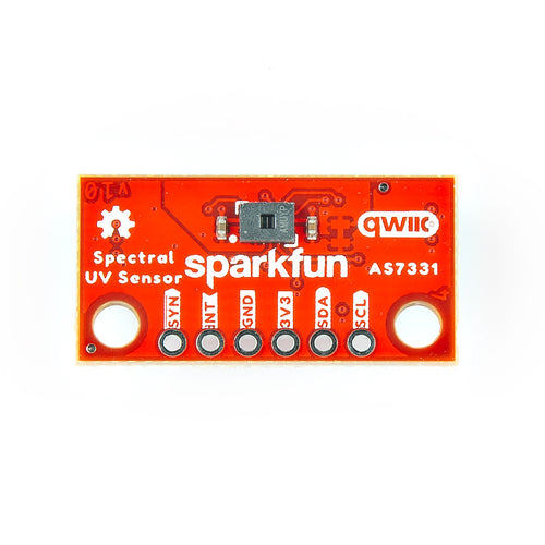 SparkFun 小型 UVスペクトルセンサ AS7331 (Qwiic コネクト搭載、UVA、UVB、UVC)