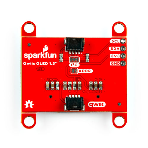 SparkFun Qwiic 1.3 inch OLEDディスプレイ（解像度 128 x 64Pixel）