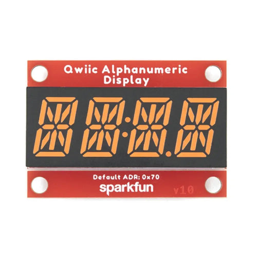 SparkFun Qwiic 英数字ディスプレイ - ピンク