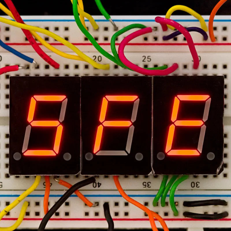 Sparkfun 7セグメントディスプレイ - LED (赤色)