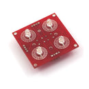 Sparkfun ボタンパッド 2x2 - ブレイクアウト PCB