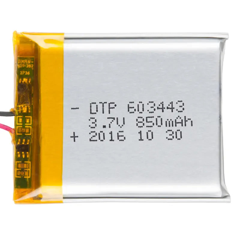 Sparkfun リチウムイオンバッテリー - 850mAh