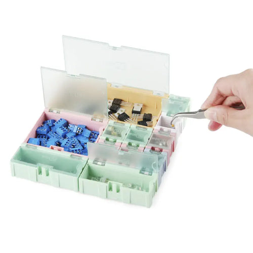 Sparkfun モジュラプラスチック収納ボックス - ミディアム (4個)