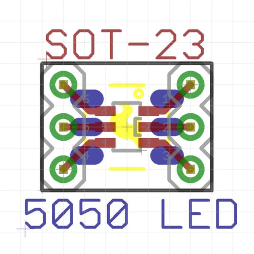 SparkFun SOT23からDIPへのアダプタ