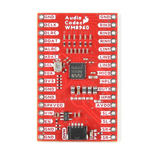 SparkFun オーディオコーデック ブレイクアウト - WM8960 (Qwiic)