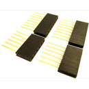 積み重ね可能なArduinoシールドヘッダ（4個入り）