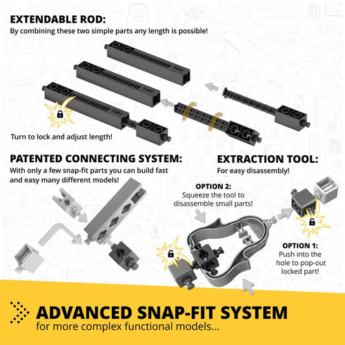 Engino Robotics Mini ERP 2.0 教育STEMキット (Bluetooth付き)