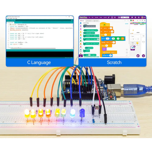 SunFounder Arduino Uno用 3-in-1 スタータキット (中級レベル)