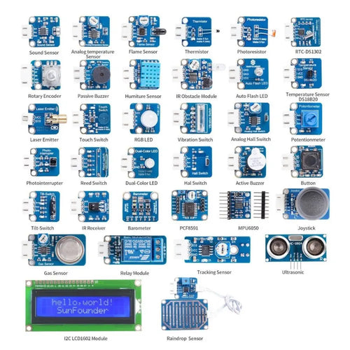 Raspberry Pi用Sunfounder 37モジュールセンサキットv2