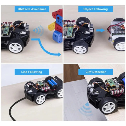 SunFounder 4WD ロボットカーキット Raspberry Pi Pico用 MicroPython および アプリ制御可能