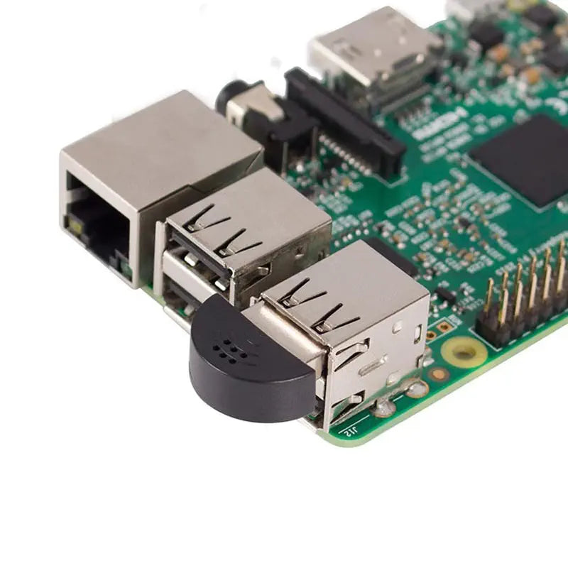 SunFounder Mini USB2.0 マイクオーディオ アダプタ (プラグアンドプレイ、Raspberry Pi 5/4用)
