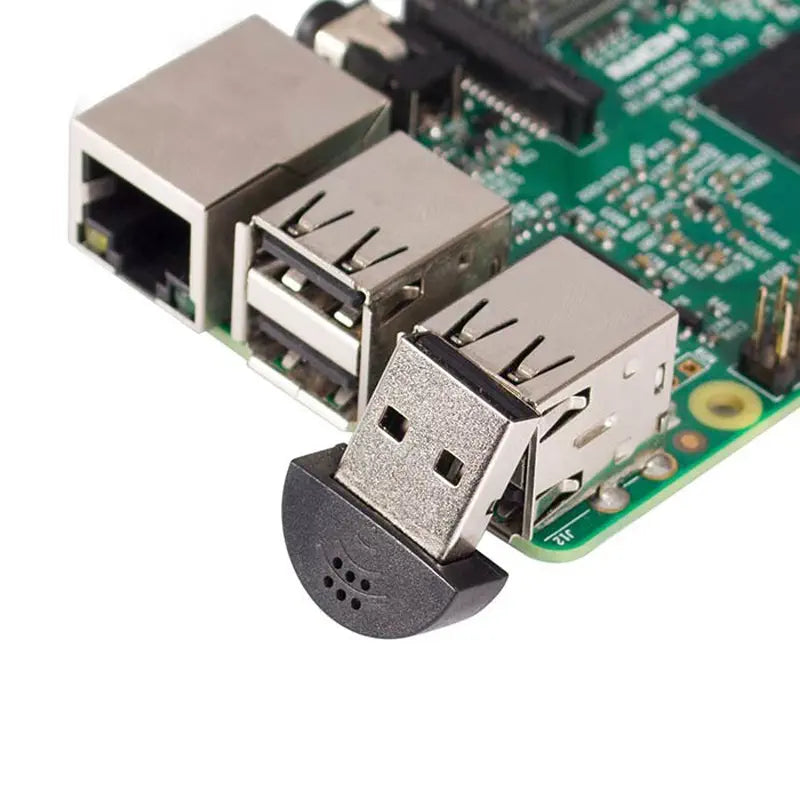 SunFounder Mini USB2.0 マイクオーディオ アダプタ (プラグアンドプレイ、Raspberry Pi 5/4用)
