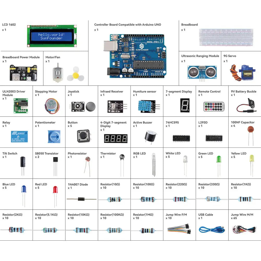 SunFounder Arduino Uno R3用スタータキット