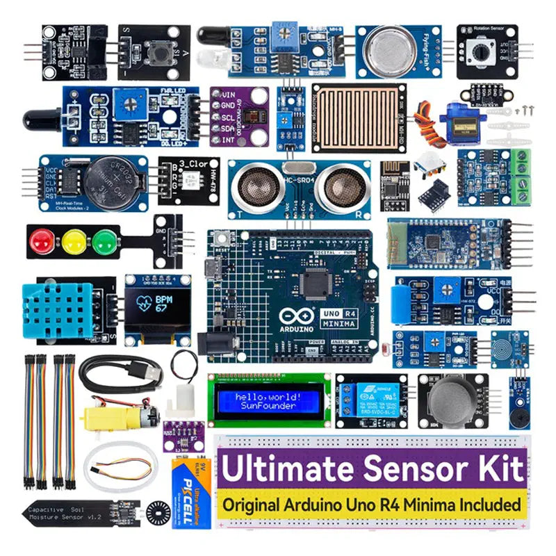SunFounder Ultimate センサキット (オリジナル Arduino Uno R4 Minima 搭載)