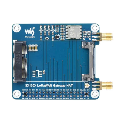 SX130x 868M LoRaWANゲートウェイモジュール / HAT Raspberry Pi Mini-PCIe 長距離用