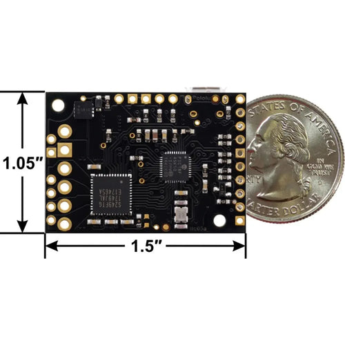 Tic T249 USBマルチインターフェースステッピングモーターコントローラー（はんだ付け）