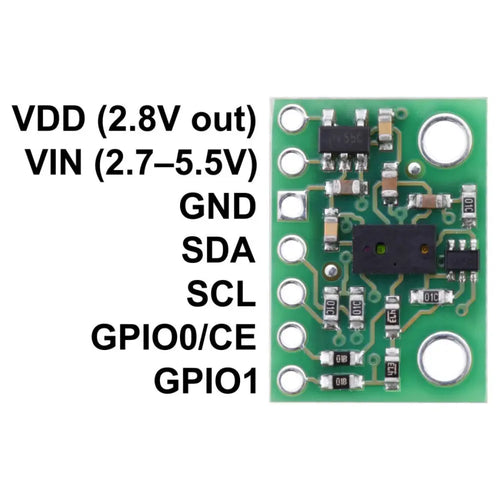 電圧レギュレータ付きToFレンジファインダセンサブレークアウトボード -  VL6180