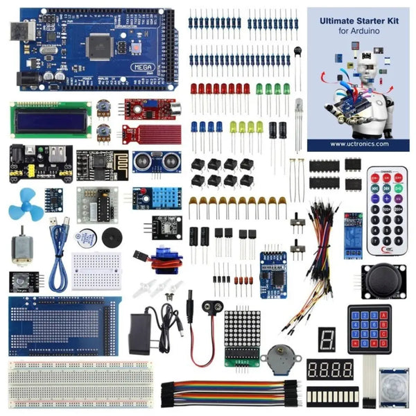 Arduino MEGA用UCTRONICS Ultimateスターター学習キット - RobotShop Arduino MEGA用UCTRONICS Ultimateスターター学習キット - RobotShop