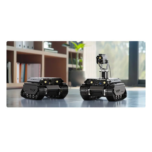 UGV Beast オフロードトラック AI ロボット (オープンソース、デュアルコントローラ、オールメタル ボディ、コンピュータビジョン、Raspberry Pi 4B / Raspberry Pi 5用)