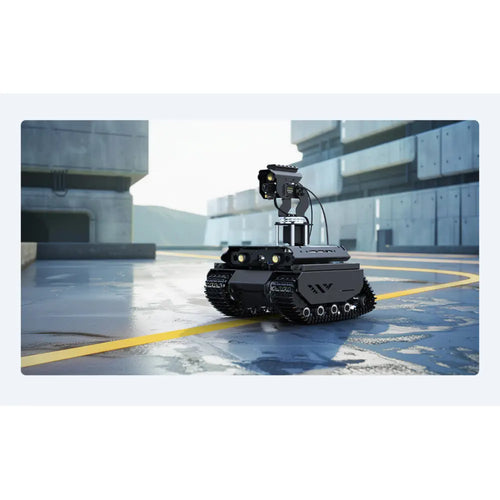 UGV Beast オフロードトラック AI ロボット (オープンソース、デュアルコントローラ、オールメタル ボディ、コンピュータビジョン、Raspberry Pi 4B / Raspberry Pi 5用)