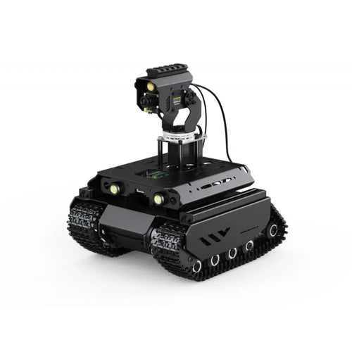 UGV Beast 追跡型 AI ロボット、デュアル コントローラー、Raspberry Pi 4B 用全金属製ボディ (Pi なし、パン/チルトなし、英国)