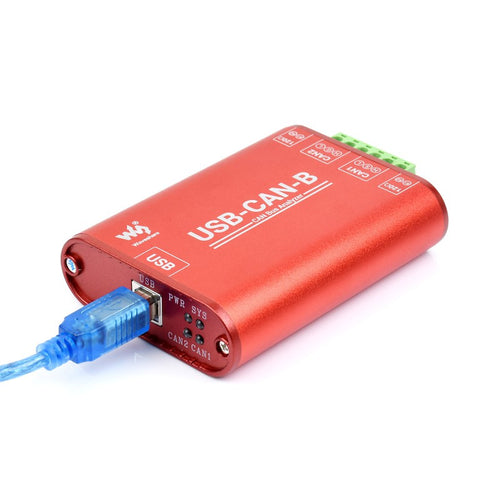 Waveshare USB～CANアダプタ、デュアルチャンネル CAN アナライザ、工業用絶縁