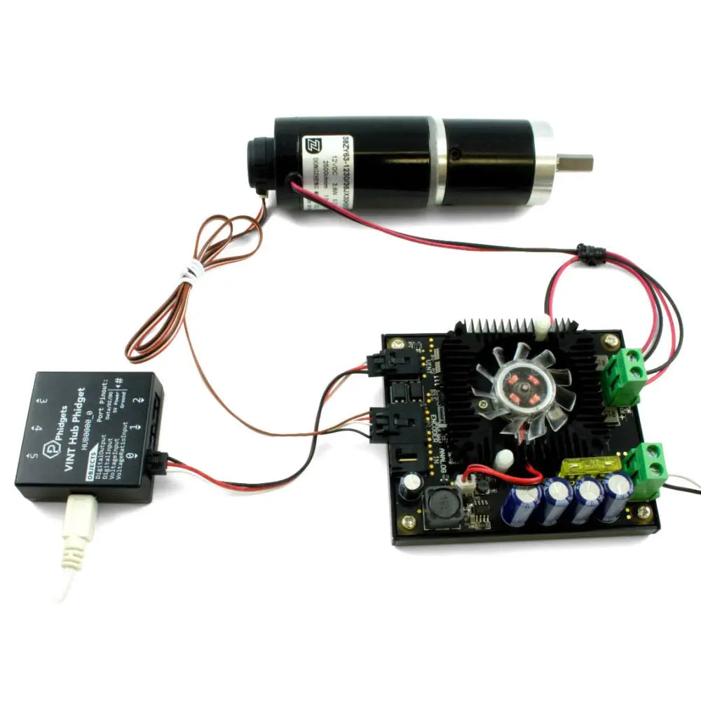 Phidgets VINT 25A、8～30V シングルDCモータコントローラ