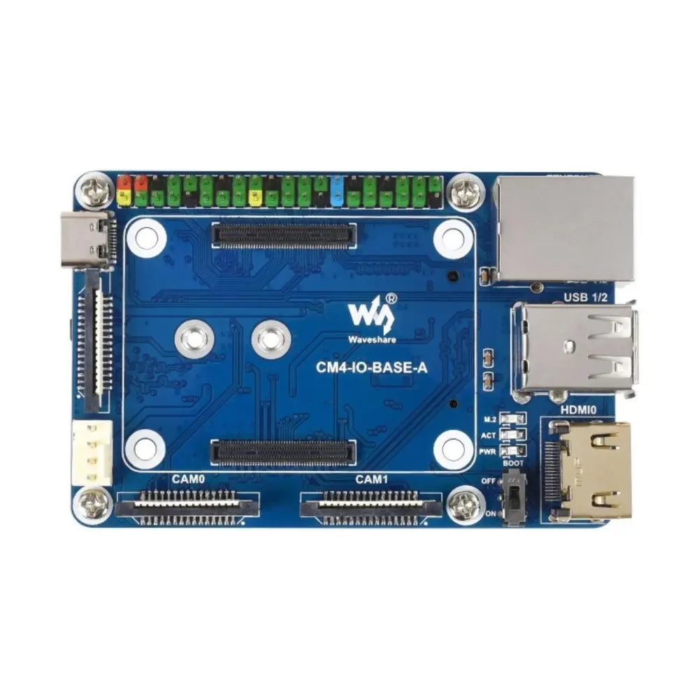 Waveshare Raspberry Pi Compute Module4用ミニベースボード（A）